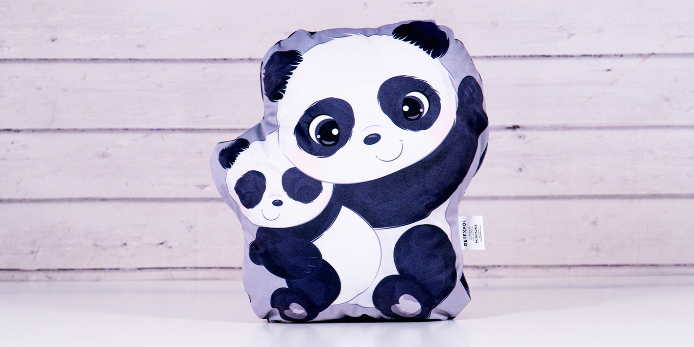 Poduszka kształtka Panda Basia